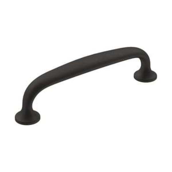 AMEROCK LLC RENOWN 3-3/4 IN 96 MM CENTER-TO-CENTER MATTE BLACK CABINET PULL