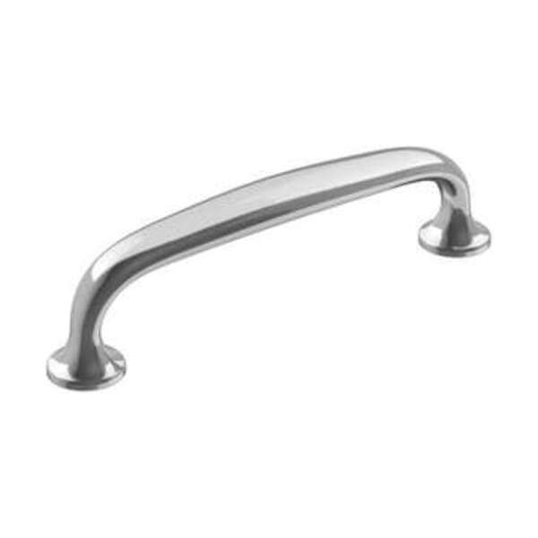 AMEROCK LLC RENOWN 3-3/4 IN 96 MM CENTER-TO-CENTER POLISHED CHROME CABINET PULL