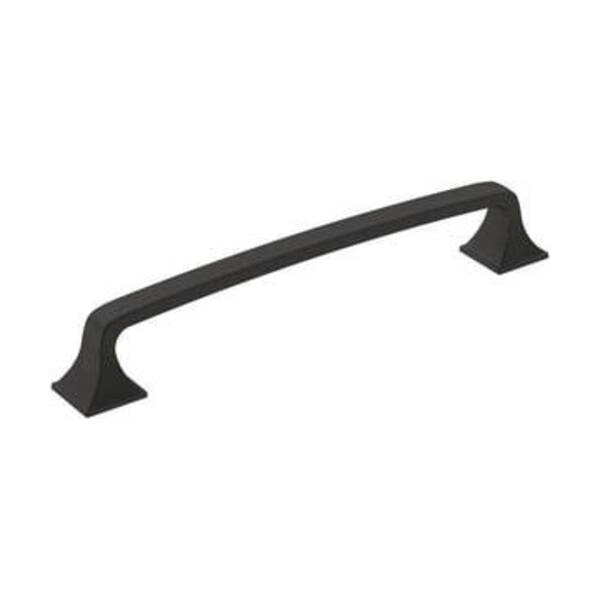 AMEROCK LLC VILLE 6-5/16 IN 160 MM CENTER-TO-CENTER MATTE BLACK CABINET PULL