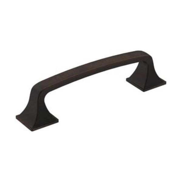 AMEROCK LLC VILLE 3-3/4 IN 96 MM CENTER-TO-CENTER OIL RUBBED BRONZE CABINET PULL