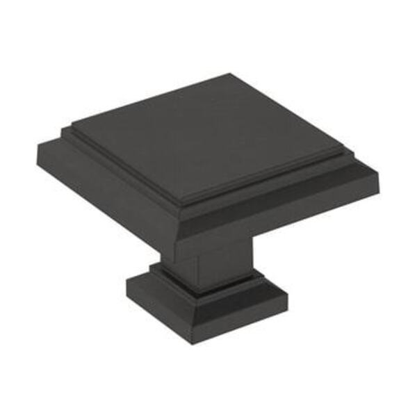 AMEROCK LLC APPOINT 1-1/4 IN 32 MM LENGTH MATTE BLACK CABINET KNOB