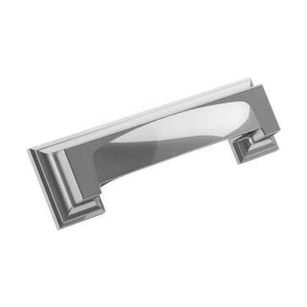 AMEROCK LLC APPOINT 3 IN & 3-3/4 IN 76MM & 96 MM CENTER-TO-CENTER POLISHED CHROME CABINET CUP PULL