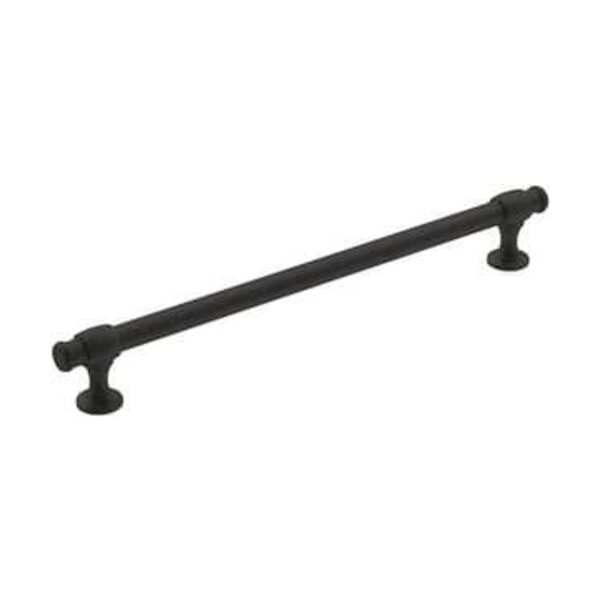 AMEROCK LLC WINSOME 8-13/16 IN 224 MM CENTER-TO-CENTER MATTE BLACK CABINET PULL