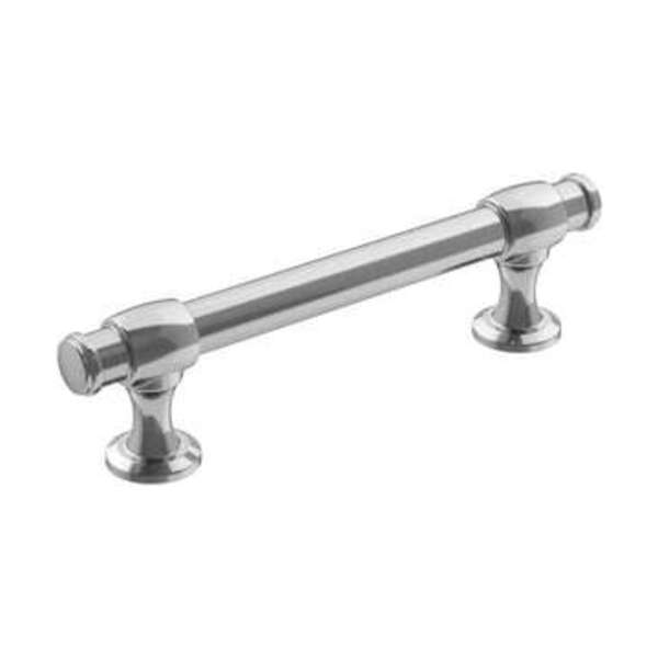 AMEROCK LLC WINSOME 3-3/4 IN 96 MM CENTER-TO-CENTER POLISHED CHROME CABINET PULL