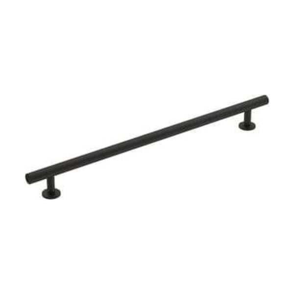 AMEROCK LLC RADIUS 10-1/16 IN 256 MM CENTER-TO-CENTER MATTE BLACK CABINET PULL