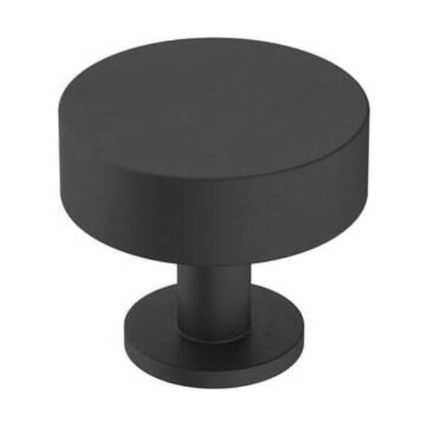AMEROCK LLC RADIUS 1-1/4 IN 32 MM DIAMETER MATTE BLACK CABINET KNOB