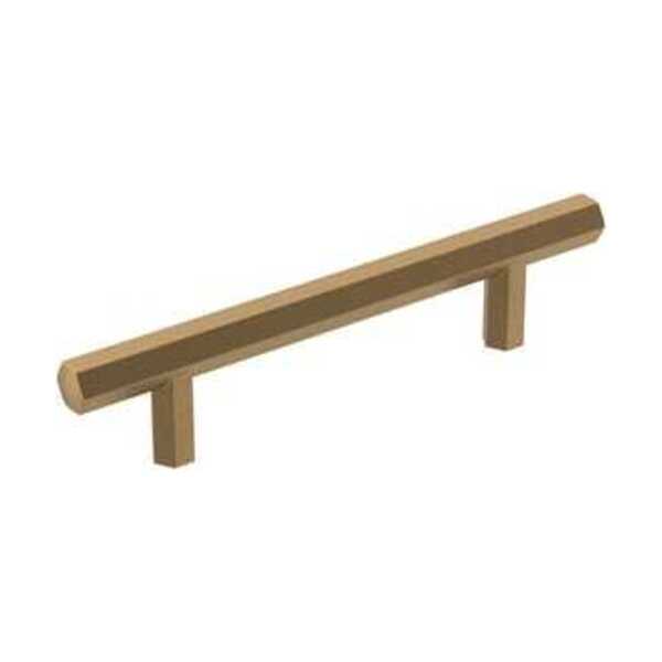 AMEROCK LLC CALIBER 3-3/4 IN 96 MM CENTER-TO-CENTER CHAMPAGNE BRONZE CABINET PULL