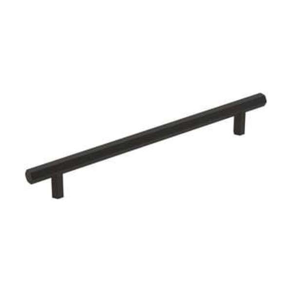 AMEROCK LLC CALIBER 7-9/16 IN 192 MM CENTER-TO-CENTER MATTE BLACK CABINET PULL