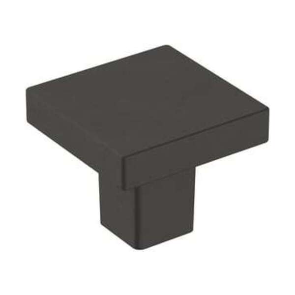 AMEROCK LLC MONUMENT 1-3/16 IN 30 MM LENGTH MATTE BLACK CABINET KNOB