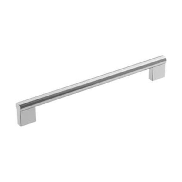AMEROCK LLC VERSA 8-13/16 IN 224 MM CENTER-TO-CENTER POLISHED CHROME CABINET PULL