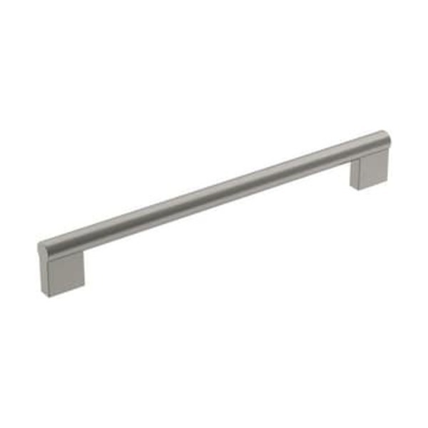 AMEROCK LLC VERSA 8-13/16 IN 224 MM CENTER-TO-CENTER SATIN NICKEL CABINET PULL