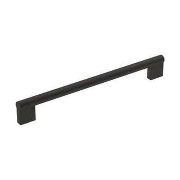 AMEROCK LLC VERSA 8-13/16 IN 224 MM CENTER-TO-CENTER MATTE BLACK CABINET PULL