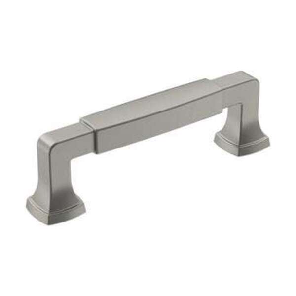 AMEROCK LLC STATURE 3-3/4 IN 96 MM CENTER-TO-CENTER SATIN NICKEL CABINET PULL