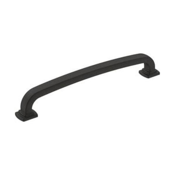 AMEROCK LLC SURPASS 6-5/16 IN 160 MM CENTER-TO-CENTER MATTE BLACK CABINET PULL