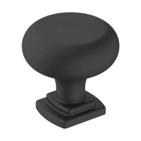 AMEROCK LLC SURPASS 1-1/4 IN 32 MM DIAMETER MATTE BLACK CABINET KNOB