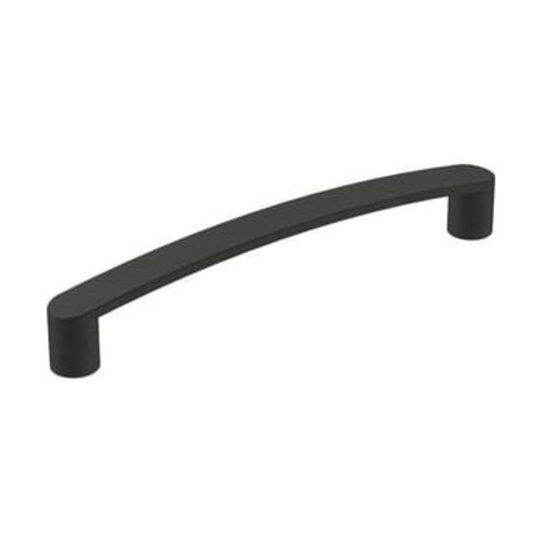 AMEROCK LLC RIFT 5-1/16 IN 128 MM CENTER-TO-CENTER MATTE BLACK CABINET PULL