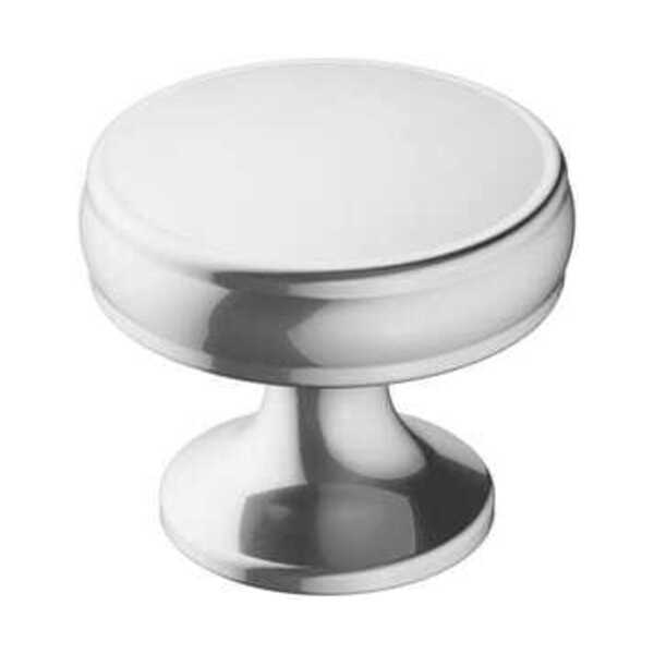 AMEROCK LLC RENOWN 1-1/4 IN 32 MM DIAMETER POLISHED CHROME CABINET KNOB