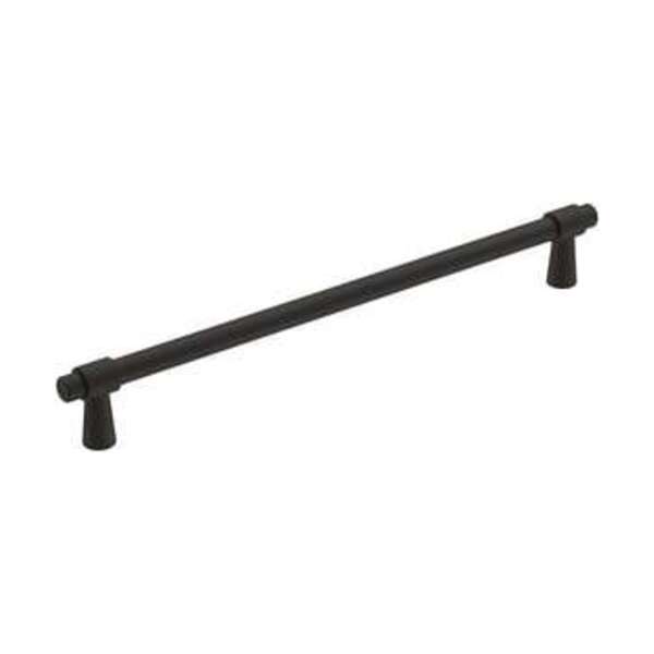 AMEROCK LLC DESTINE 8-13/16 IN 224 MM CENTER-TO-CENTER MATTE BLACK CABINET PULL