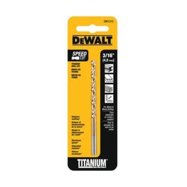 DEWALT 3 16 *TITANI DRILL BIT SPLT