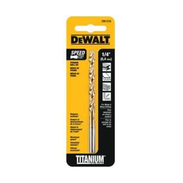 DEWALT 1/4 SPLT DRILL BIT *TITANI