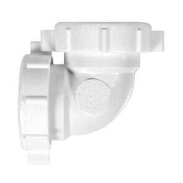 DEARBORN 1-1/2 PLAS SJ 90 ELL WHIT