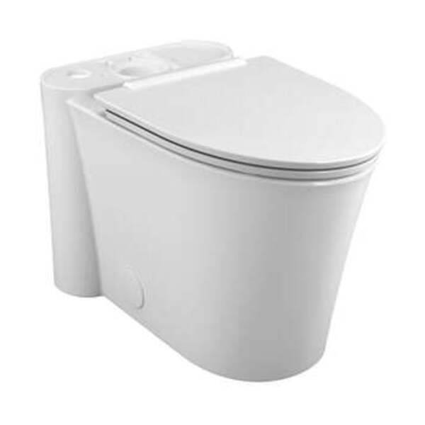 AS AMERICA INC Elongated Toilet Bowl in White