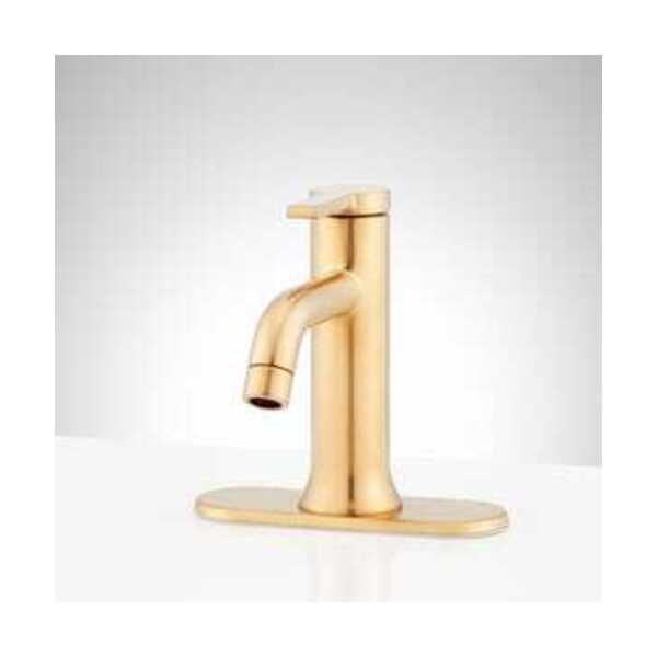 SIGNATURE HDWR DECK PLT F/ 1-H LAV *LENTZ BG