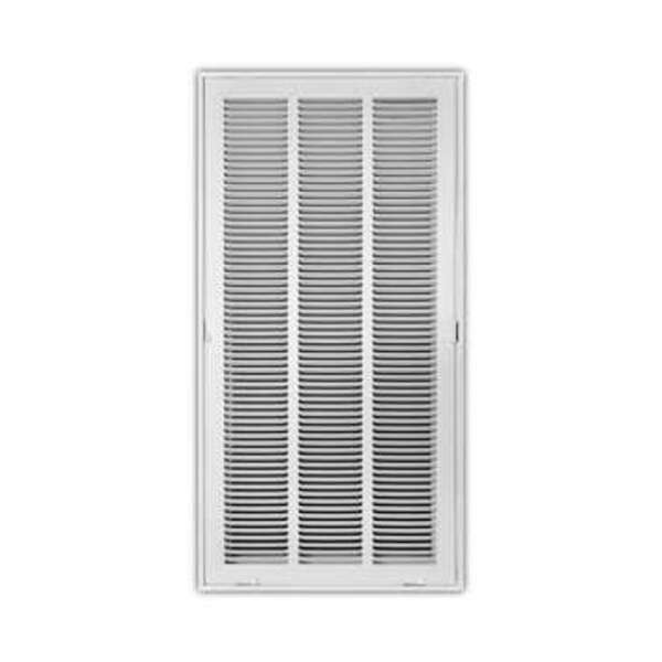 PROSELECT 14 x 30 in. Residential Return Grille White Steel