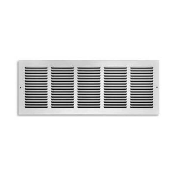 PROSELECT 24 x 10 in. Residential Return Grille White Steel
