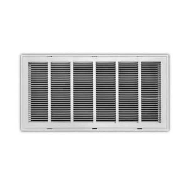 PROSELECT 30 x 12 in. Residential Return Grille White Steel