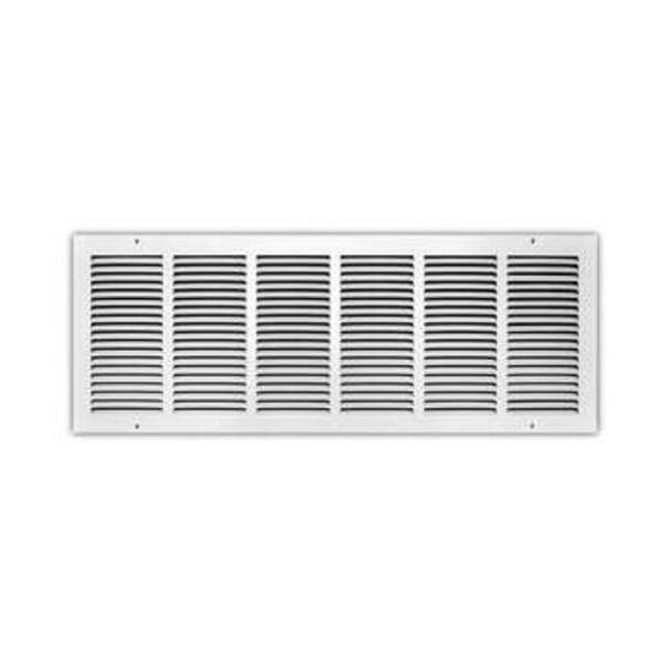 PROSELECT 30 x 10 in. Residential Return Grille White Steel