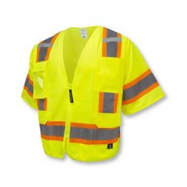 ARMATECK XXXL Size 2 Tone Vest in Lime