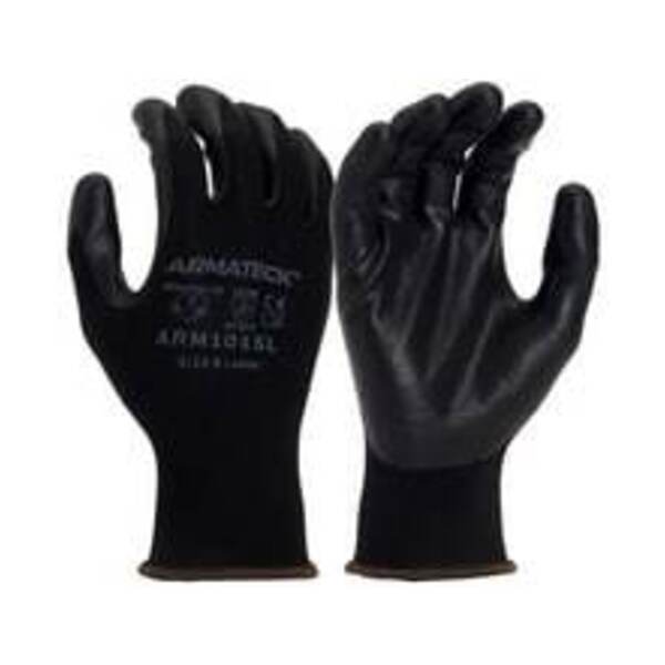 ARMATECK S Size 15 ga Foam Coated Nitrile and Nylon Disposable Gloves