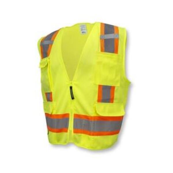 ARMATECK S Size 2 Tone Vest in Lime