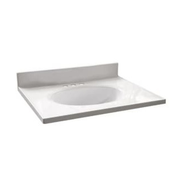 DEISGN HOUSE 25X19 C/MARB VAN TOP SLWH- SLV BX