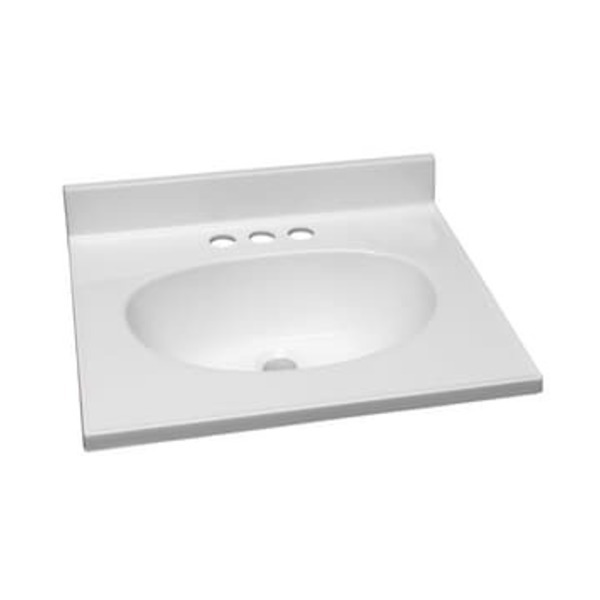 DEISGN HOUSE 19X17 C/MARB VAN TOP SLWH- SLV BX