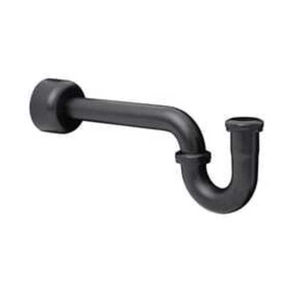 SIGNATURE HARDWARE 11/4X11/4 PTRAP W/ HIBOX FLG PVD MB