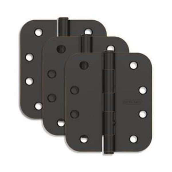 SCHLAGE 4 HINGE 5/8 RAD AGBR 3/PK