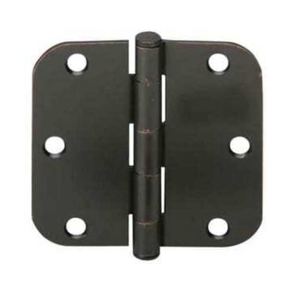 SCHLAGE 3.5 HINGE 5/8 RAD AGBR 3/PK