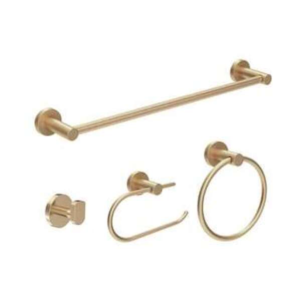 SYMMONS INDUSTRIES INC B/ROOM ACCY SET 4PC BBRZ