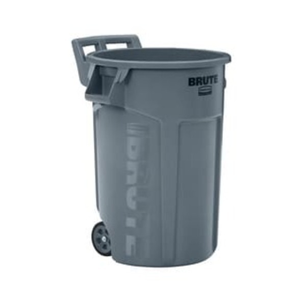 RUBBERMAID VENTED WHEELED BRUTE 44 GAL GRAY