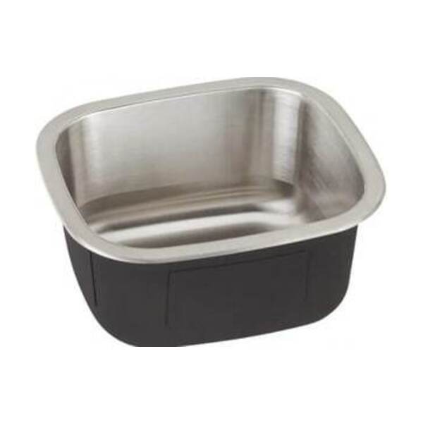 SIGNATURE HARDWARE 15-3/4 x 18 in. Single Bowl Undermount Bar Sink in Stainless Steel