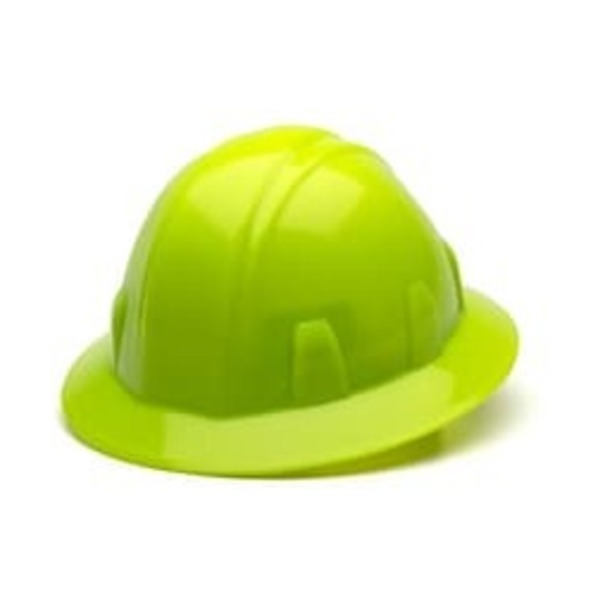 ARMATECK Full Brim Hard Hat in Hi-Vis Green
