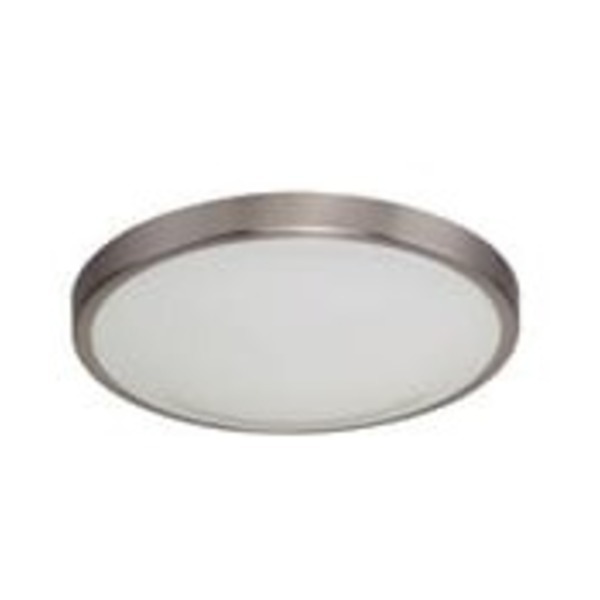 ROYAL PACIFIC, LTD 16 W 12 in. Decorative Flush Mount LED Fixture in Brushed Nickel