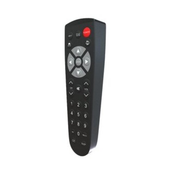 CLEAN REMOTE LLC CLEAN REMOTE CR4 FULL FUNCTION REMOTE FOR ALL LG SAMSUNG AND RCA RCA COMMERCIAL TVS BLACK MEMBRANE