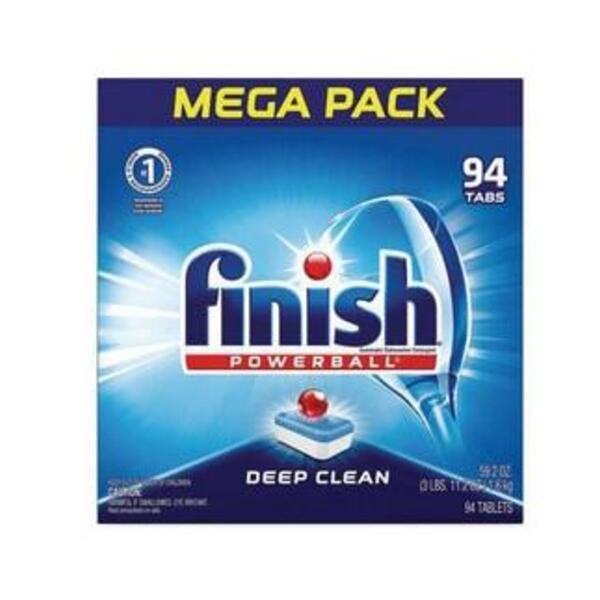RECKITT BENCKISER (NORTH AMERICA) Finish Powerball Dishwasher Tabs in Fresh Scent 94 Count 4 / Cs