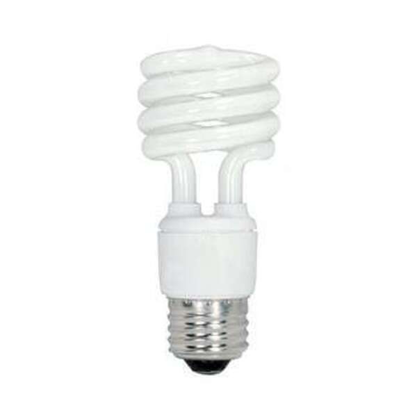 SATCO PRODUCTS INC 13 WATT Mini Spiral Compact Fluorescent 2700K 120 VOLT 4-PACK