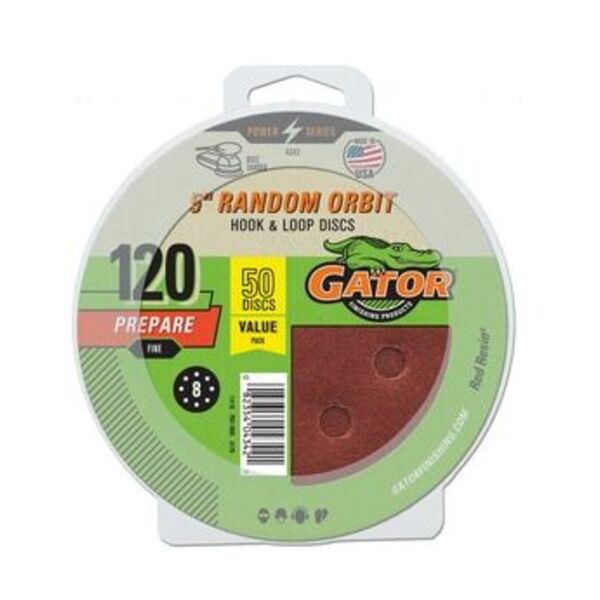 RUST-OLEUM CORPORATION 5 in. Drywall, Fiberglass, Metal and Wood Skil�, Bosch�, B&D�, Dewalt�, Makita� and Milwaukee� Sanding Disc (Pack of 50)