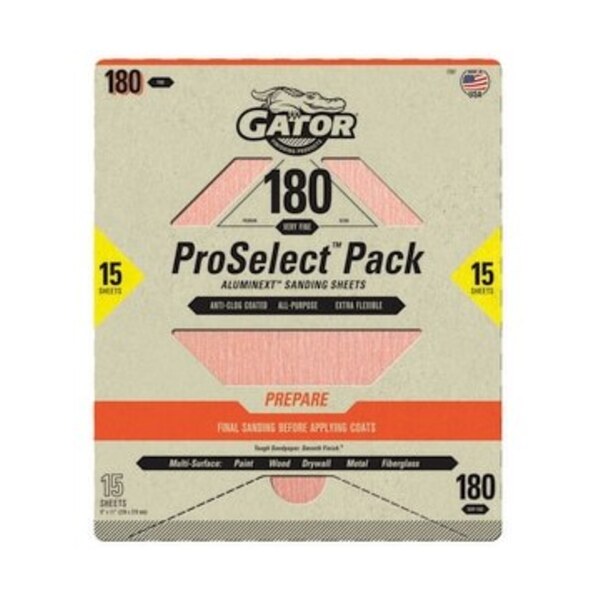 RUST-OLEUM CORPORATION 180 �m Sandpaper (Pack of 15)